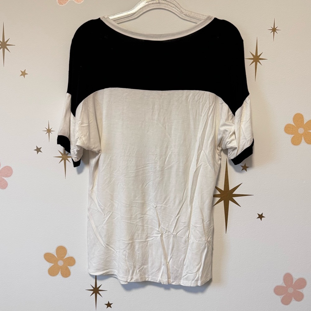 Harley-Davidson Women's Black and White Eagle Tee - Picture 4 of 4